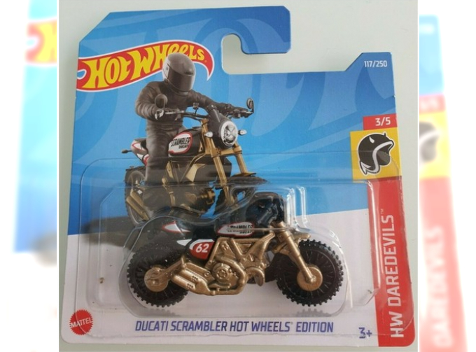 DUCATI Scrambler Hot Wheels Edition, gold