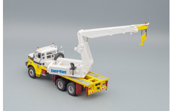 Berliet GBH 280 Crane Heavy Tow Truck, white / yellow