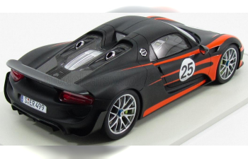 PORSCHE 918 Spider N25 Weissach Package (2013), Matt Black Orange