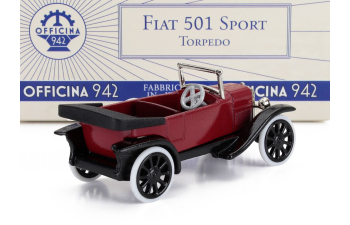 FIAT 501 Sport Open (1921), Red Black