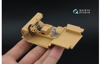 3D Декаль интерьера кабины Mercedes-Benz Wolf SSA (Neverland Hobby) (с 3D-печатными деталями)