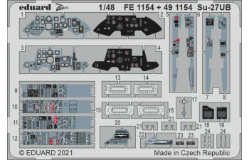 Фототравление Su-27UB