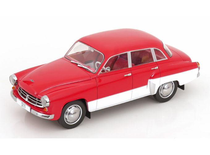 WARTBURG 311/312 (1955), red white