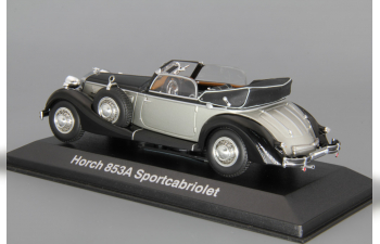 HORCH 853A Sportcabriolet, black / silver