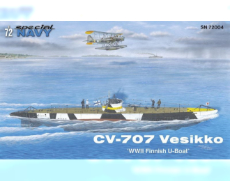 Сборная модель CV 707 Vesikko ‘WWII Finnish U-Boat’