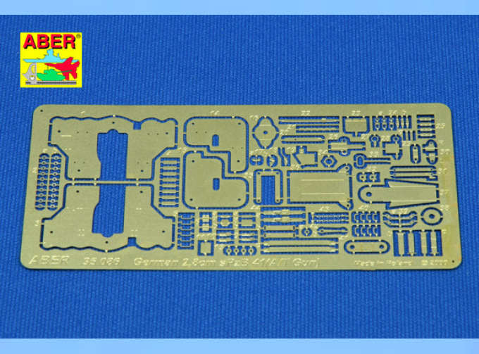 Фототравление для 2,8cm sPzB41 (A/T gun) also for Sd.Kfz.250 and 251