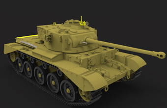 Сборная модель British Cruiser Tank A34 ‘COMET’