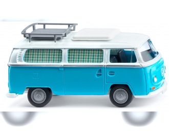 VOLKSWAGEN T2 Campingbus (1967), iceblue/white