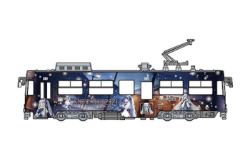 Сборная модель Yuki Miku Train 2021 Ver. with Series 3300 for Standard Color 2-Car Set