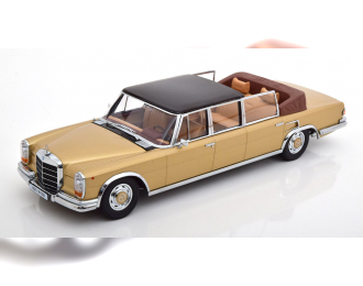 MERCEDES-BENZ 600 LWB W100 Landaulet (1964), gold metallic black