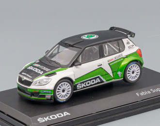 SKODA Fabia Ii Fl S2000 N0 Skoda Motorsport Design Rally (2010), Green White Black