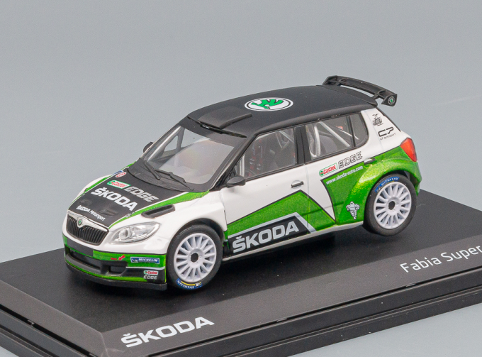 SKODA Fabia Ii Fl S2000 N0 Skoda Motorsport Design Rally (2010), Green White Black