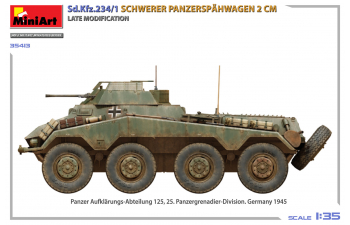 Сборная модель Sd.kfz.234/1 Military Schwerer Panzerspahwagen