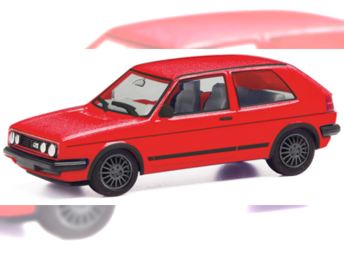 VOLKSWAGEN Golf GTi (Golf II), красный