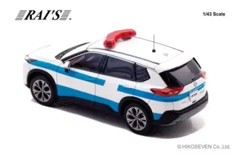 NISSAN X-TRAIL S e-4ORCE (T33) *Riot Police Car* (2022), white / blue