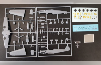 Сборная модель Messerschmitt Bf 109F-4 Jagdgeschwader JG.27 H.J. Marseille