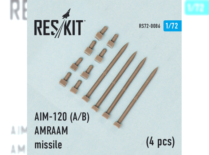 AIM-120 (A/B) AMRAAM missile (4 pcs) (F-15A/C/D/E, F-16A/C, F/A-18A/C)