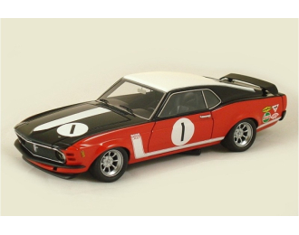 FORD Mustang Boss 302 Trans Am #1 Frank Gardner (1969), red / black / white