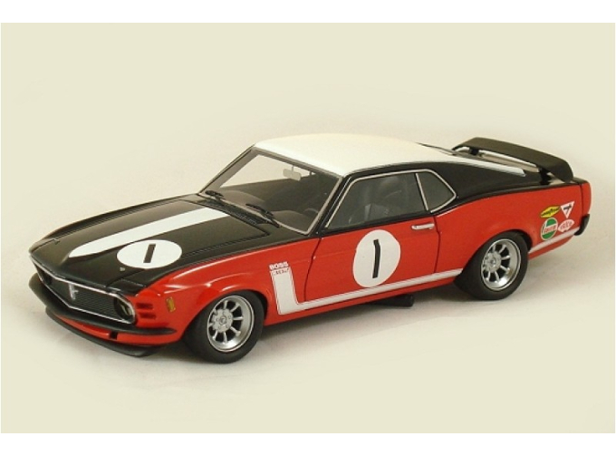 FORD Mustang Boss 302 Trans Am #1 Frank Gardner (1969), red / black / white