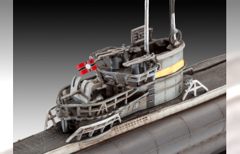 Сборная модель Немецкая подводная лодка Тип VII C/4 (Подарочный набор)