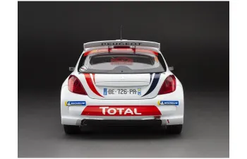 PEUGEOT 207 S2000 №4 Winner Rally Montecarlo (2011) Bryan Bouffier - Xavier Panseri, White Red