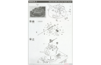 Сборная модель M4A2 (75) “Pacific Theater”