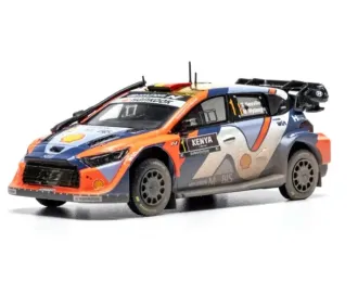HYUNDAI i20 N RALLY1 TEAM SHELL MOBIS WRT №1 3rd (dirty version) RALLY KENYA SAFARI (2025) THIERRY NEUVILLE - MARTIJN WYDAEGHE