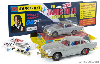 ASTON MARTIN DB5 1963 007 JAMES BOND, silver