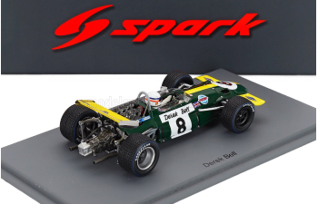 BRABHAM F1 Bt26a №8 Belgium Gp (1970) Derek Bell, Green Yellow
