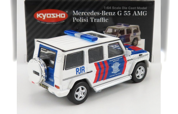 MERCEDES BENZ G-class G55 Amg Polisi Traffic 2018, White Red Blue