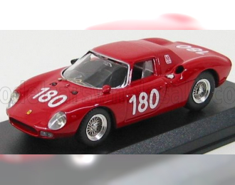 FERRARI 250lm N 180 Targa Florio 1966, Red