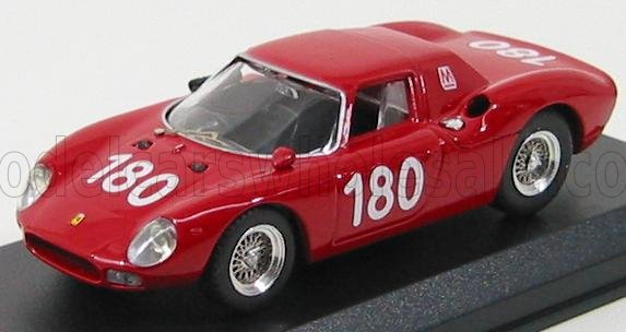 FERRARI 250lm N 180 Targa Florio 1966, Red