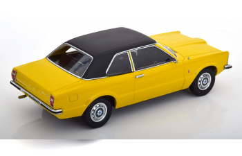 FORD Taunus L Saloon with vinyl roof (1971), yellow flatblack