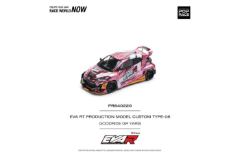 TOYOTA Eva RT Production Model Custom Type-08 Goodride GR Yaris, pink/white