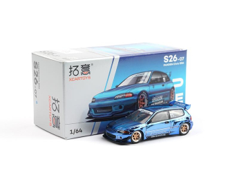 HONDA Civic EG6 Pandem, blue metallic
