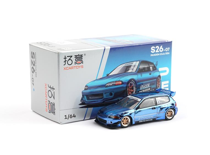 HONDA Civic EG6 Pandem, blue metallic
