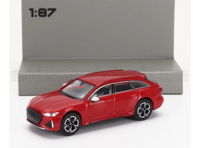 AUDI A6 Rs6 Avant Sw Station Wagon (2019), Red