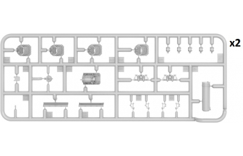Сборная модель диорама - полевой ремонт немецкого танка - Курск 1943