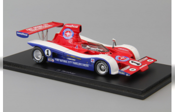 LOLA T333 Cs Patrick Tambay Ganador Mosport (1977), red / blue