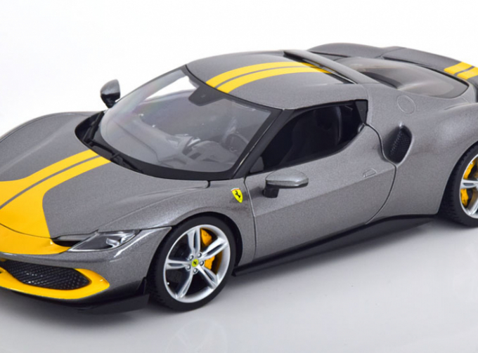 FERRARI 296 Gtb Assetto Fiorano (2022), Grey Yellow
