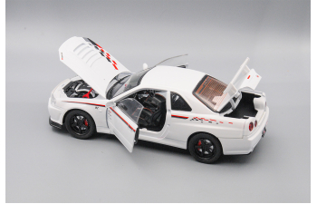 NISSAN Skyline GT-R, белый, 21 см.