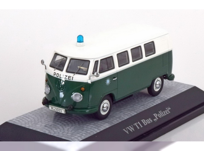 VOLKSWAGEN T1 "Polizei" (1962), green / white