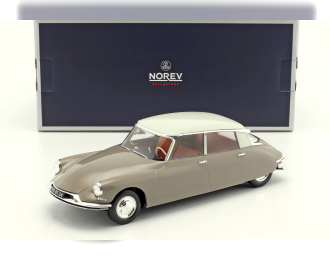 CITROEN DS19 1959 Marron Glace/Blanc Carrare