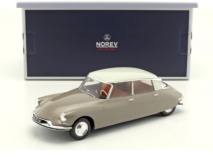 CITROEN DS19 1959 Marron Glace/Blanc Carrare