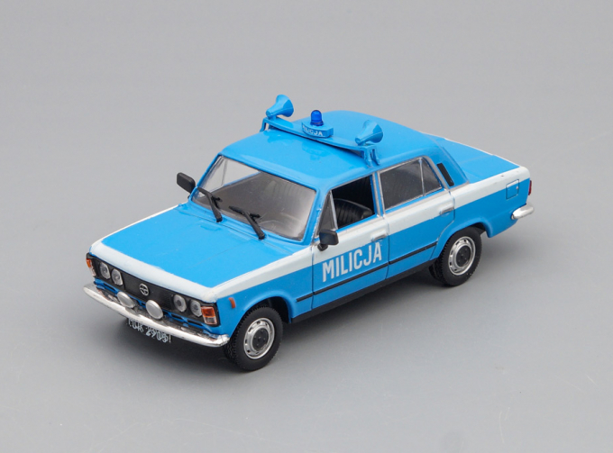 FIAT 125P Milicja, Kultowe Auta спецвыпуск, blue