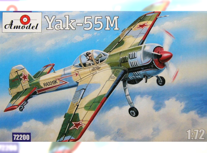 Сборная модель Советский легкомоторный самолет Як-55М