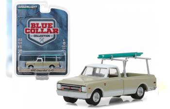 CHEVROLET C-10 pick-up with Ladder Rack 1970 Light Green/White