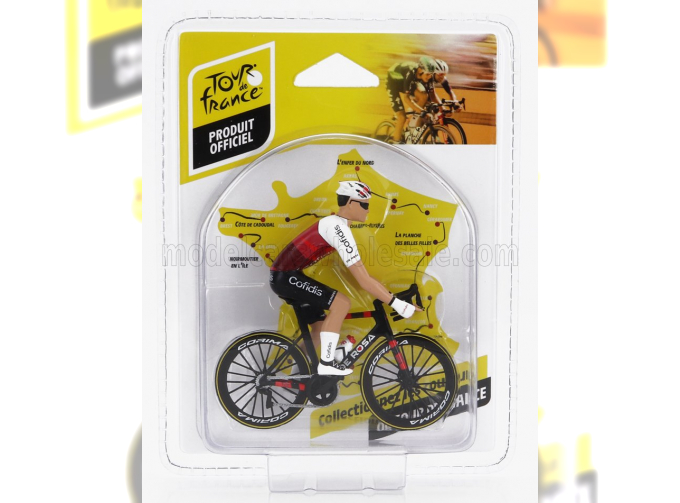 FIGURES Ciclista - Cyclist - Team Cofidis - Tour De France (2023), White