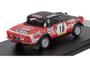 FIAT 124 Sport 1600 Spider (night Version) №25 Rally Tap (1974) Luis Netto - Jocames, Red Black
