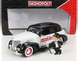 CHEVROLET Master With Mr. Monopoly Figure 1939, White Black